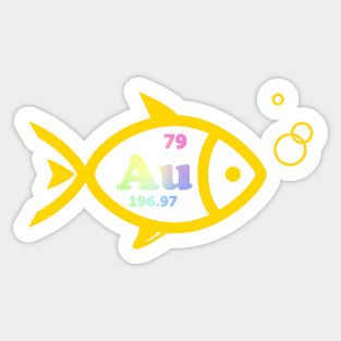 GoldFish Sticker